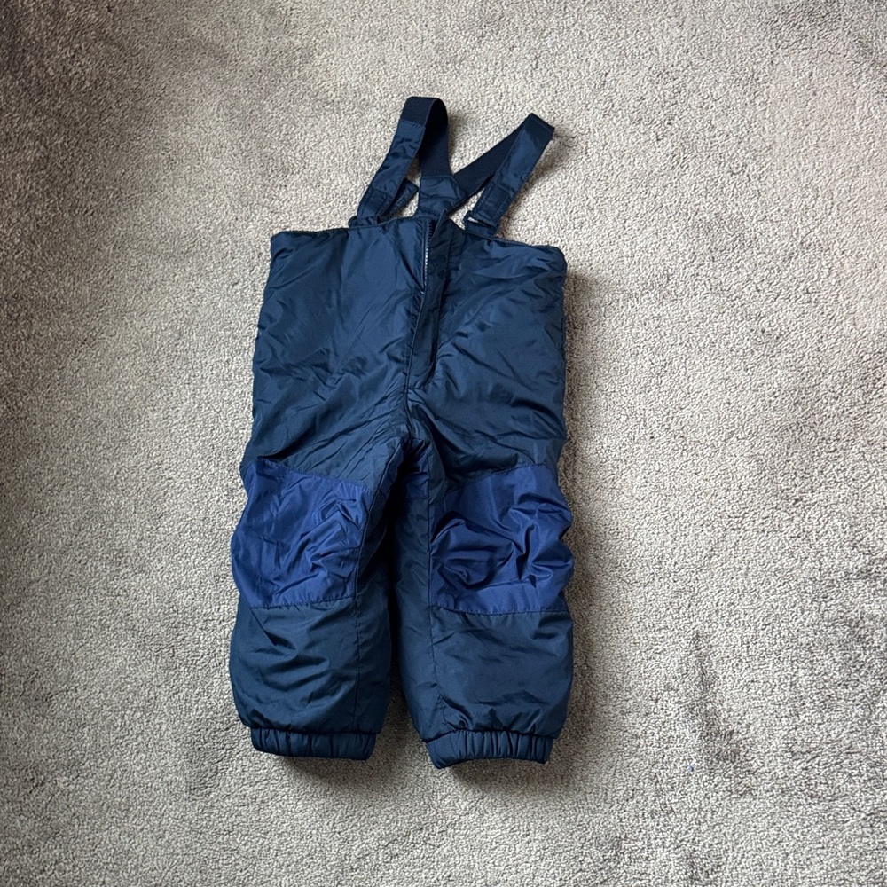 Old Navy Navy Blue Insulated Snow Bib Overalls Ski Pants SIZE 2T